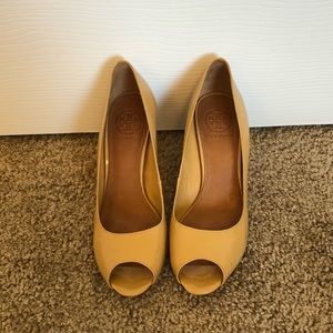 Tory Burch Peep Toe Heels